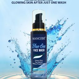 MANCODE Blue Sea Face Wash For Instant Glow & Refreshing Feel - 100 ml image 2