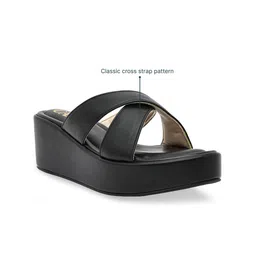 CAI Textured PU Platform with Tassels image 3