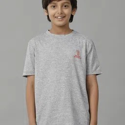 UNDER FOURTEEN ONLY Boys Solid Round Neck T-shirt-image-52