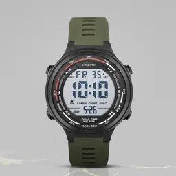 CARLINGTON Men Dial & Straps Digital Multi Function Watch Endurance 9120 Green-16