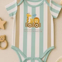 Adhigams Infant Boys Printed Cotton Romper-image-92