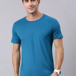 Mast & Harbour Round Neck Cotton Lounge Tshirts-image-78