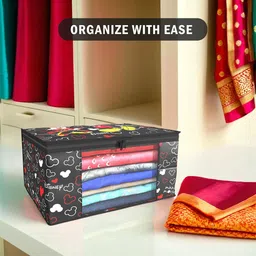 Kuber Industries Black Set of 6 Regular Drawer Organiser Organisers image 3