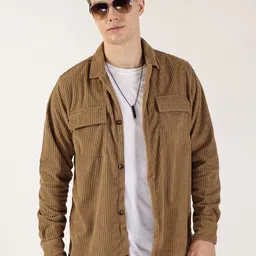 Thomas Scott Men Premium Corduroy Casual Shirt-image-70