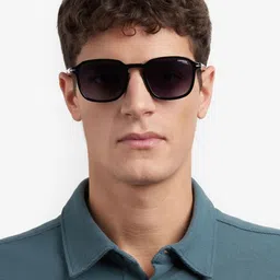 Carrera Men Rectangle Sunglasses with UV Protected Lens 20672208A539O image 5