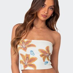 Outzidr Floral Print Top-image-92