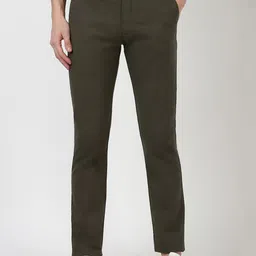 Peter England Casuals Men Slim Fit Trousers-picture-17