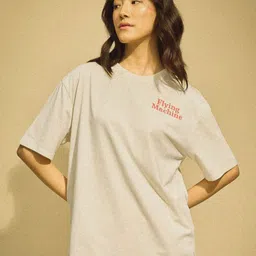 Flying Machine K-Street X Oversized Fit Graphic Printed T-Shirt-image-33