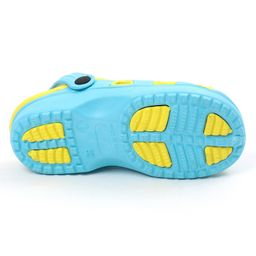 Pine Kids Clogs with Backstrap Vibes Patch - Blue Yellow image 5