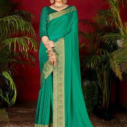 Saree mall Ethnic Embellished Banarasi Zari Sarees-image-10