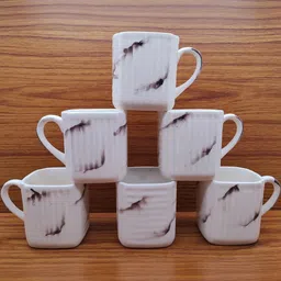 laghima jadon Multicoloured Printed Ceramic Matte Cups Set of Cups and Mugs-49