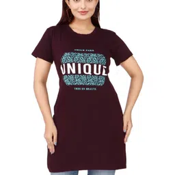 WOOL 4U Women Printed T-shirt-image-36