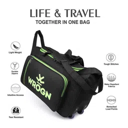 WROGN Printed Medium Casual Duffel Bag image 4