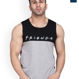 SLOWLORIS Pack Of 2 Typography Printed Scoop Neck Bio-Wash Gym Innerwear Vests-picture-14