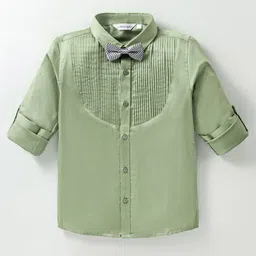 Mark & Mia Boys Opaque Casual Shirt with Bow-image-37