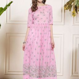 Sera Printed Pure Cotton Round-Neck Top With Palazzos Co-Ords-picture-18