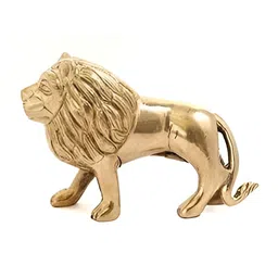 The Spiritual Living Gold-Toned Lion Figurine Showpiece-picture-11