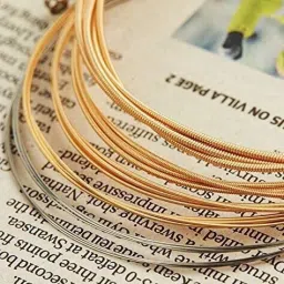 amg music Acoustic Guitar String Set 6 WITH NORMAL BRIGHT TONE Guitar String For Acoustic Guitar Light Weight Guitar String Set ( Set of 6 ) Guitar String image 5