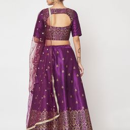 studio rasa Printed Block Print Ready to Wear Lehenga & Blouse With Dupatta image 5
