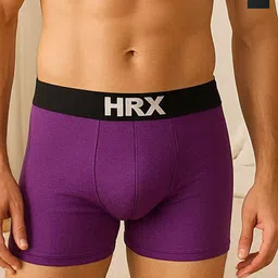 HRX by Hrithik Roshan Pack Of 2 Breathability Anti-Bacterial Short Trunks PACK OF 2-HRX-MO-97