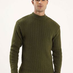 THE BEETEL HOUSE Cable Knit Striped Pullover-picture-44