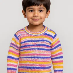 WINDROP SOLUTIONS Kids Long Sleeves Woollen Sweater Vest-picture-38
