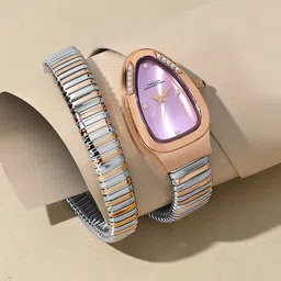 French Connection Women Embellished Dial & Wrap Around Straps Analogue Watch FCN0132RTM-56
