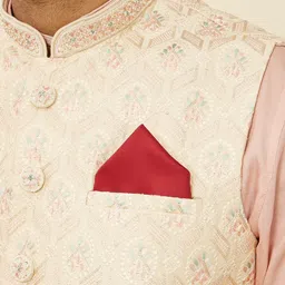 Manyavar Solid Pocket Squares-image-93