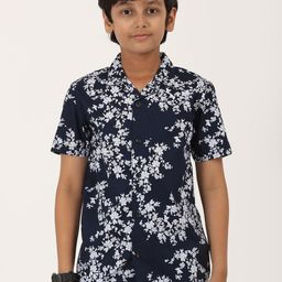ZION Boys Classic Floral Opaque Printed Casual Shirt-image-91