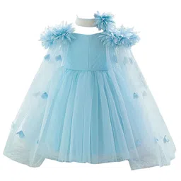 StyleCast x Revolte Girls Self Design Corsage Fit & Flare Maxi Dress-picture-31