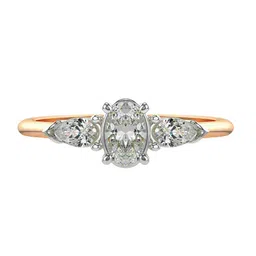 VALANOVA Women 18 Kt Rose Gold & Certified Lab Grown Diamond Ring 1.46gm 0.52 carat-image-37