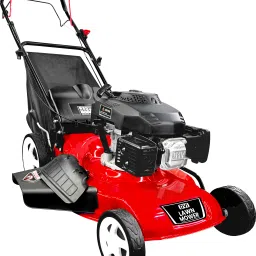 20 Inch Petrol Lawn Mower 7 Cutting Position | 70L Grass Catcher Box for Garden Fuel Grass Trimmer-image-16