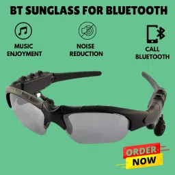 YAROH Bluetooth headset supported sunglass with mic for continuous dynamic MusicG103-image-84
