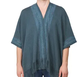 manra Men 3/4th Sleeve Blue Shrug-picture-10