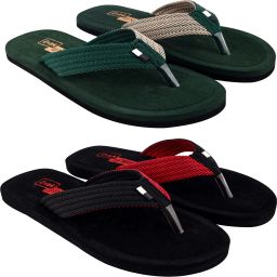 Mens Comfortable Trending And Stylish Multicolor Embozing Flipflop (Pack Of 2) Men Slippers-image-86
