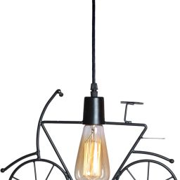 Single Holder Cycle Shaped Hanging Pendants Ceiling Lamp-image-7