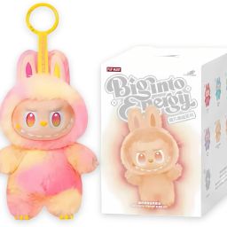 Labubu Doll Original Soft Pink Unique Design Cute Doll Keychain - 17 cm-14