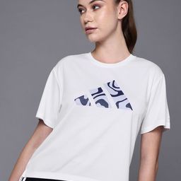 ADIDAS Logo Print Run It ClimaCool T-shirt-image-4