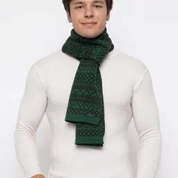 513 Men Green & Brown Printed Mufflers-picture-24