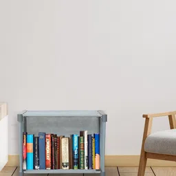 Decent Hut Grey 2 Tier Multipurpose Book Shelf-picture-17