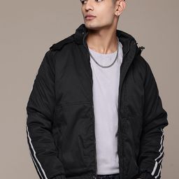 Roadster Raglan Sleeves Padded Jacket With A Hood-picture-51