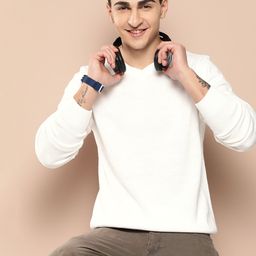 HERE&NOW V-Neck Acrylic Pullover-image-30