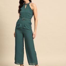 all about you Sequinned Basic Jumpsuit with Belt-picture-2