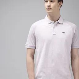 Arrow Raglan Sleeves Polo Collar T-shirt-picture-47