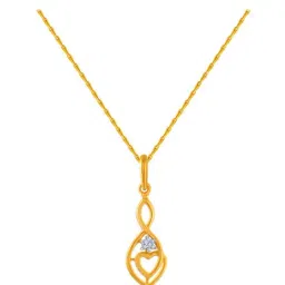 P.C. Chandra Jewellers 14 kt Gold Pendant without Chain-image-65