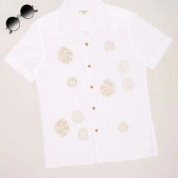 Pantaloons Junior Boys Bright White Cotton Printed Shirt-image-34