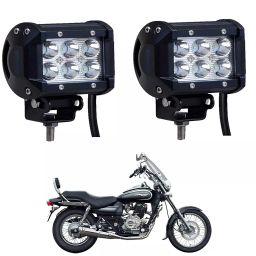 Cartronics 18W 6 Led Aluminum Bar Light/Fog Light for Bajaj Avenger Cruise 220-29