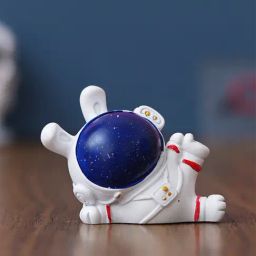 eCraftIndia Solid Polyresin Sky Rabbit Astronaut Statue-12