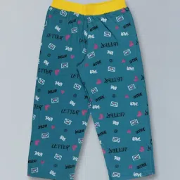 Kiddopanti Kids Teal Printed Pyjamas-image-65
