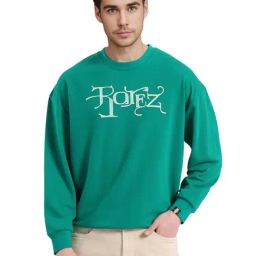 Rare Rabbit Green Regular Fit Graphic Sweatshirt-picture-45